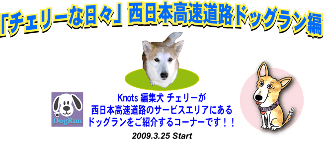 「チェリーな日々」西日本高速道路ドッグラン編